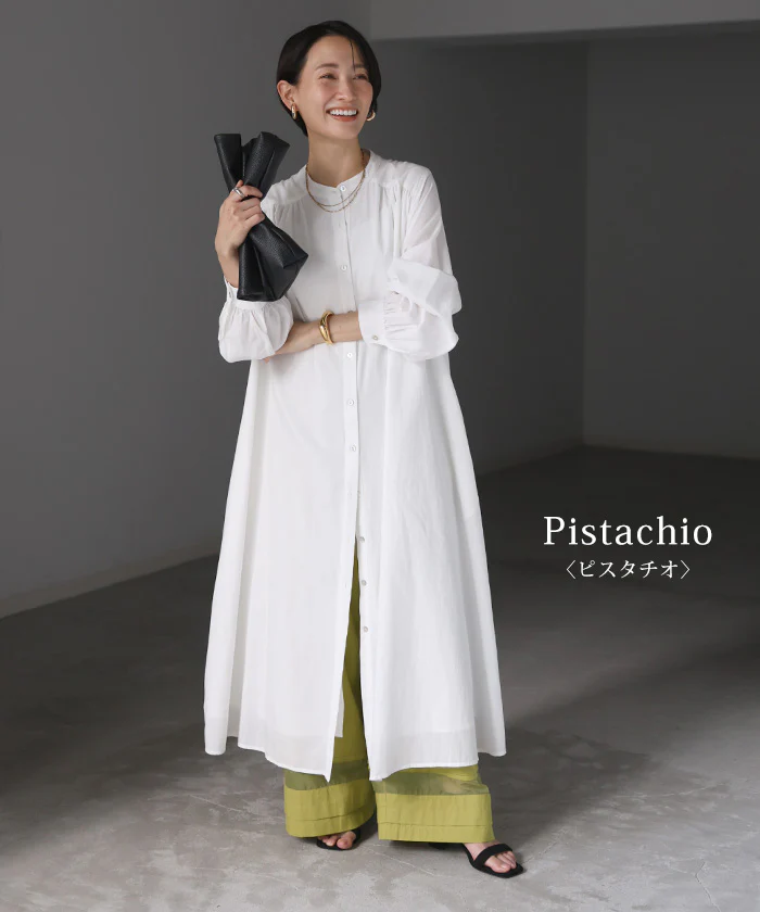 「ワンピに重ねて垢抜ける」 パンツ ペチパンツ レディース ペチコート 裾パンツ インナー レイヤード 重ね着 タック オーガンジー シアー コットン ピスタチオ 黒 白 茶 春 夏 Bee Bouquet メール便 - Image 14