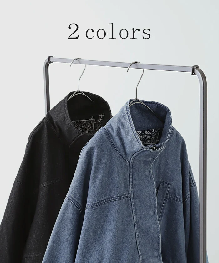 Gジャン 「ガシッと格好いい。」 オーバーサイズ アウター デニムジャケット レディース デニムシャツ デニム トップス ジャケット ブルゾン アウター 防寒 ペイズリー 大きいサイズ 長袖 羽織 ゆったり ダメージ ジーンズ 体型カバー 春 夏 HUG.U - Image 13