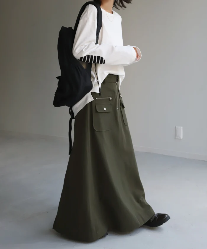 『 ボーダー 肘パッチ 』 ロンT レディース カットソー ティーシャツ 無地 長袖 Tシャツ ロング チュニック ビッグ ドルマン 大きいサイズ 綿100 ゆる トップス ドルマン クルーネック ボーダー 長い 体型カバー 大人 お洒落 黒 白 春 夏 HUG.U - Image 15
