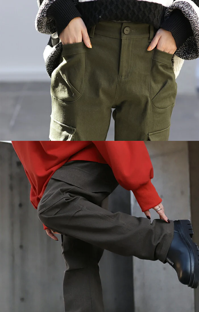 「拘 り。」 ミリタリー 軍パン パンツ レディース ズボン ボトムス チノ チノパン ジップ ポケット ミリタリーパンツ スキニー スキニーパンツ ミリタリー カーゴパンツ カーゴ パンツ ARMY V系 ロング 黒 美脚 カーキ 大きいサイズ 春 夏 HUG.U - Image 19