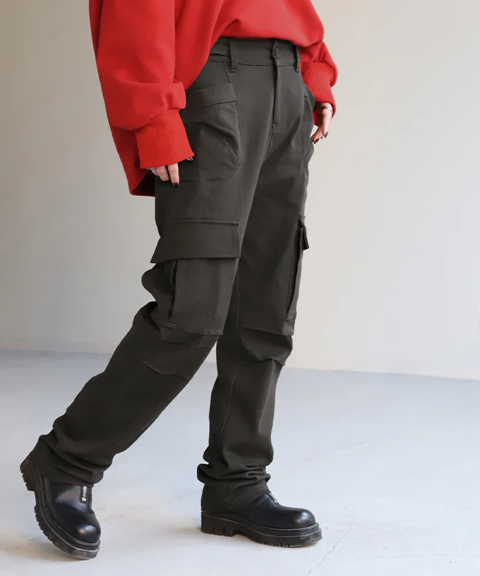 「拘 り。」 ミリタリー 軍パン パンツ レディース ズボン ボトムス チノ チノパン ジップ ポケット ミリタリーパンツ スキニー スキニーパンツ ミリタリー カーゴパンツ カーゴ パンツ ARMY V系 ロング 黒 美脚 カーキ 大きいサイズ 春 夏 HUG.U - Image 26