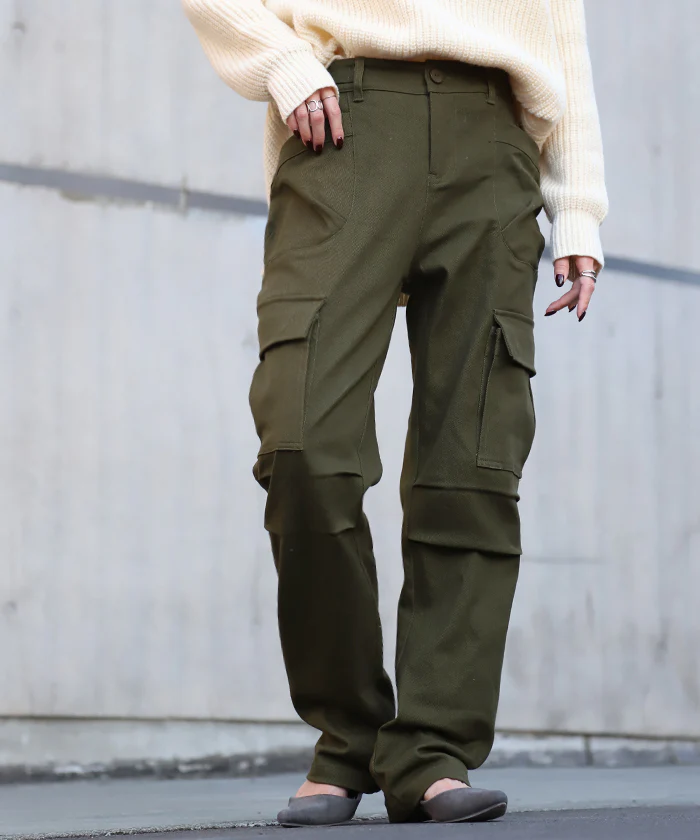 「拘 り。」 ミリタリー 軍パン パンツ レディース ズボン ボトムス チノ チノパン ジップ ポケット ミリタリーパンツ スキニー スキニーパンツ ミリタリー カーゴパンツ カーゴ パンツ ARMY V系 ロング 黒 美脚 カーキ 大きいサイズ 春 夏 HUG.U - Image 27