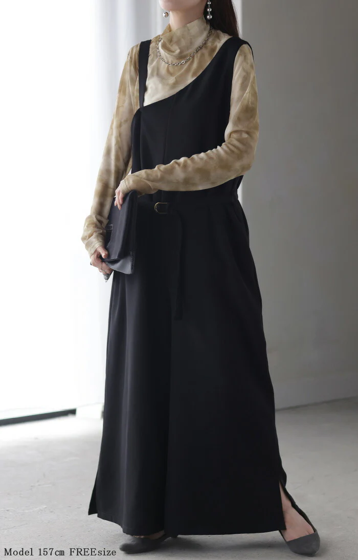 シースルーインナー レディース トップス シアー ■一部7月上旬入荷 シアートップス シースルー レイヤード ハイネック インナー 長袖 透け 重ね着 薄手 タートル タートルネック ロング 柄 派手 きれいめ 体型カバー 大きいサイズ ストレッチ 黒 白 青 春 夏 HUG.U メール便 - Image 17