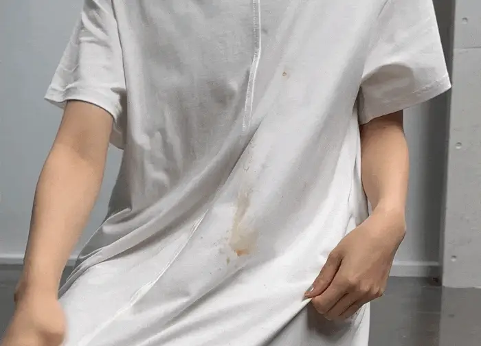 ワンピース 防汚 撥水 ロング レディース Tシャツワンピース ロングワンピース マキシワンピース クルーネック 機能性 半袖 無地 Aライン フレア 汚れ シミ 汚れにくい 梅雨 雨 体型カバー アウトドア はっ水 雨の日 大きいサイズ オレンジ 白 春 夏 HUG.U メール便 - Image 26