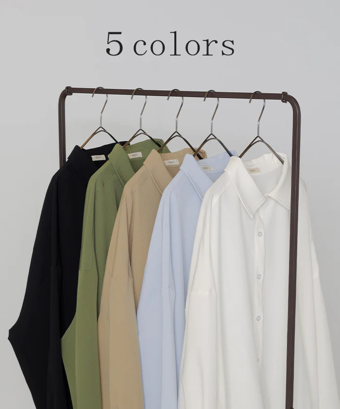 シャツ チュニック ロング レディース トップス ロングシャツ ブラウス ロングブラウス Vネック 長袖 無地 ドロスト ゆったり シンプル 大きいサイズ 体型カバー 前開き お尻が隠れる きれいめ 通勤 オフィスカジュアル 上品 黒 白 春 夏 HUG.U - Image 13