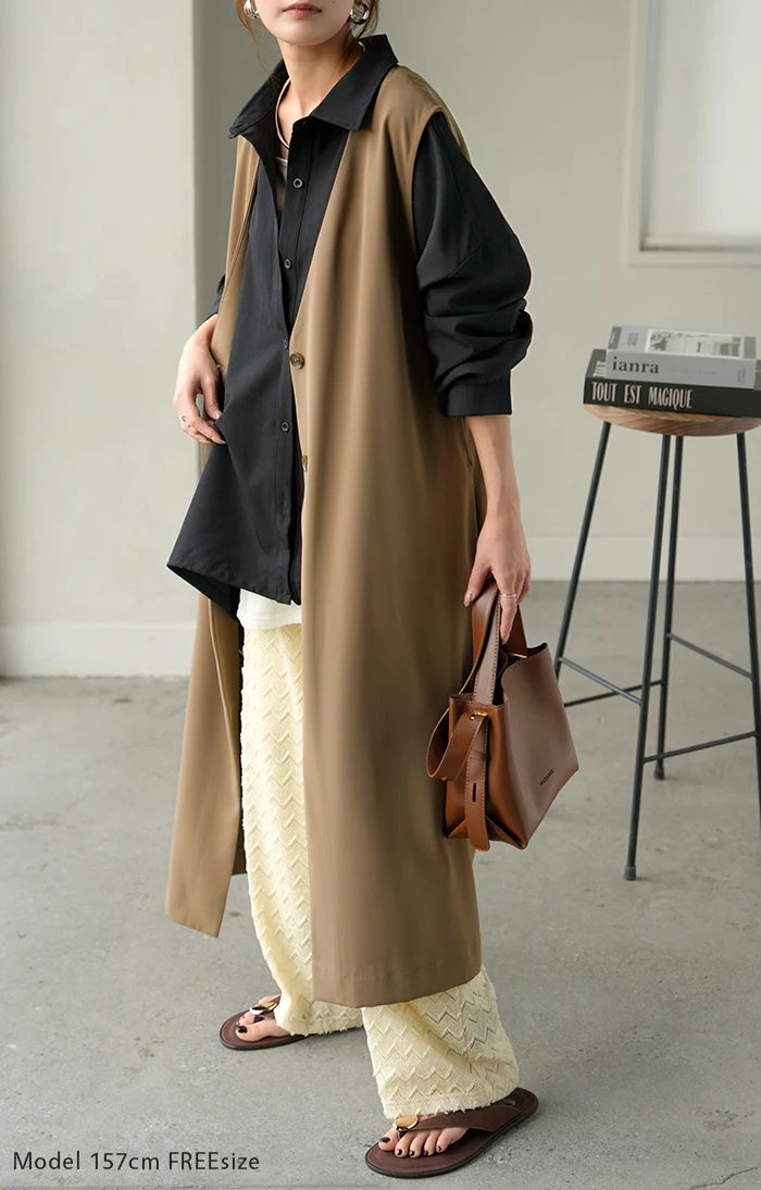 シャツ チュニック ロング レディース トップス ロングシャツ ブラウス ロングブラウス Vネック 長袖 無地 ドロスト ゆったり シンプル 大きいサイズ 体型カバー 前開き お尻が隠れる きれいめ 通勤 オフィスカジュアル 上品 黒 白 春 夏 HUG.U - Image 21