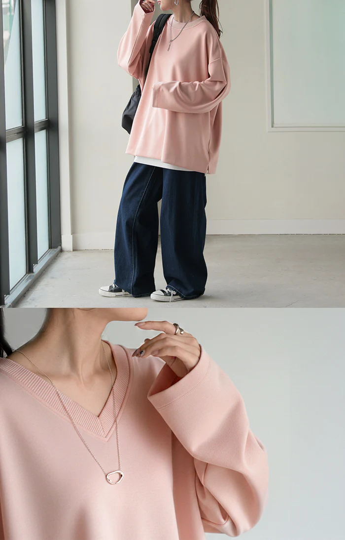 年中使える!「Tシャツ & ロンT」トップス レディース ポンチ生地 ストレッチ 半袖 長袖 Tシャツ カットソー ロング ティーシャツ チュニック クルーネック ドルマン ゆったり 無地 体型カバー お尻が隠れる 大きいサイズ 白 黒 春 夏 HUG.U - Image 14