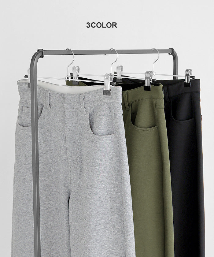 パンツ バレルレッグ レディース ワイド ワイドパンツ ロング ロングパンツ ポンチ 体型カバー ボトムス ボトム ストレート リラックス ズボン ゆったり ハイウエスト ストレッチ 美脚 大きいサイズ ウエストゴム きれいめ 黒 カーキ 秋 冬 HUG.U - Image 10