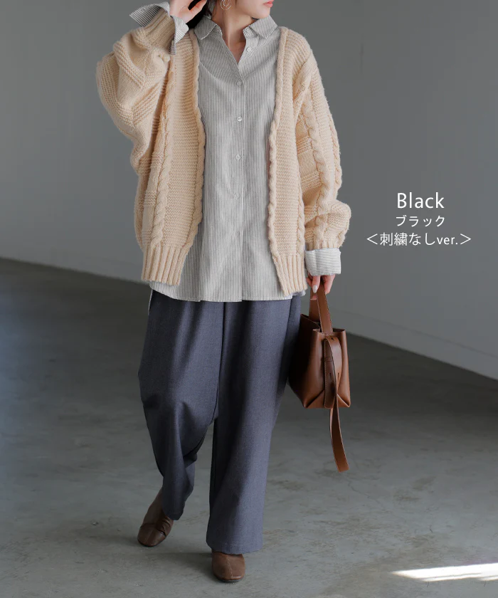 シャツ ストライプ レディース トップス ロング ■一部7月中旬入荷 ロングシャツ オックスフォード オックスフォードシャツ ブラウス チュニック 長袖 羽織 ライトアウター きれいめ ゆったり 大きいサイズ 体型カバー ベーシック お尻が隠れる 青 ピンク 春 夏 HUG.U メール便 - Image 12