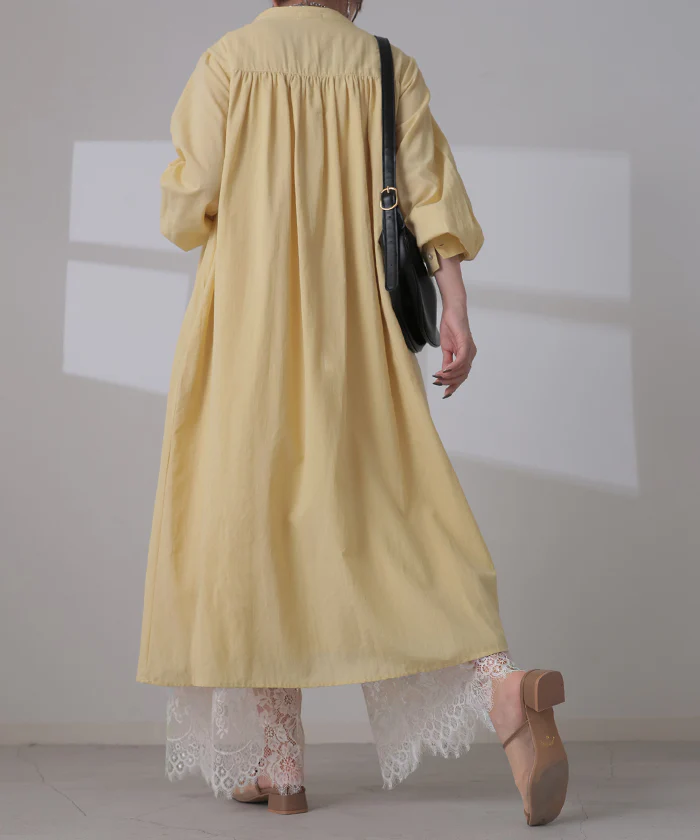 パンツ 裾 レース ワイドパンツ ワイド レディース ■一部7月中旬入荷 ロング ロングパンツ 体型カバー 無地 ボトムス ボトム ストレート ズボン ゆったり ストレッチ ハイウエスト ゴム ペチパンツ レイヤード 重ね着 花柄 シアー 大きいサイズ 黒 白 春 夏 HUG.U メール便 - Image 16