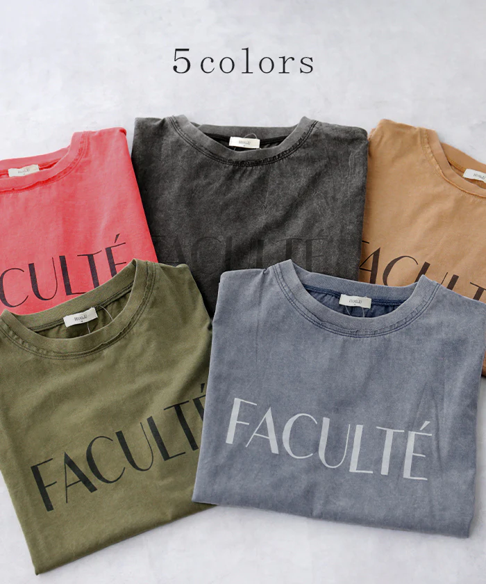 2026SS新作 Tシャツ ロゴT 綿100% レディース トップス カットソー ロング ヴィンテージ風 半袖 コットン ロゴTシャツ クルーネック ウォッシュ加工 お尻が隠れる 体型カバー 古着風 ユーズド感 ドロップショルダー ゆったり 大きいサイズ ブラック グレー 春 夏 HUG.U メール便 - Image 10