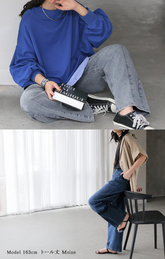2026SS新作 パンツ バレルレッグ デニム 選べる ■一部7月中旬入荷 2丈 レディース ボトムス カーブパンツ ジーパン ジーンズ ウエストゴム 総ゴム ストレッチ ワイドパンツ ボトム ズボン 伸縮性 体型カバー ゆったり 大きいサイズ ユーズド 風 カジュアル 春 夏 ブルー 青色 HUG.U - Image 21