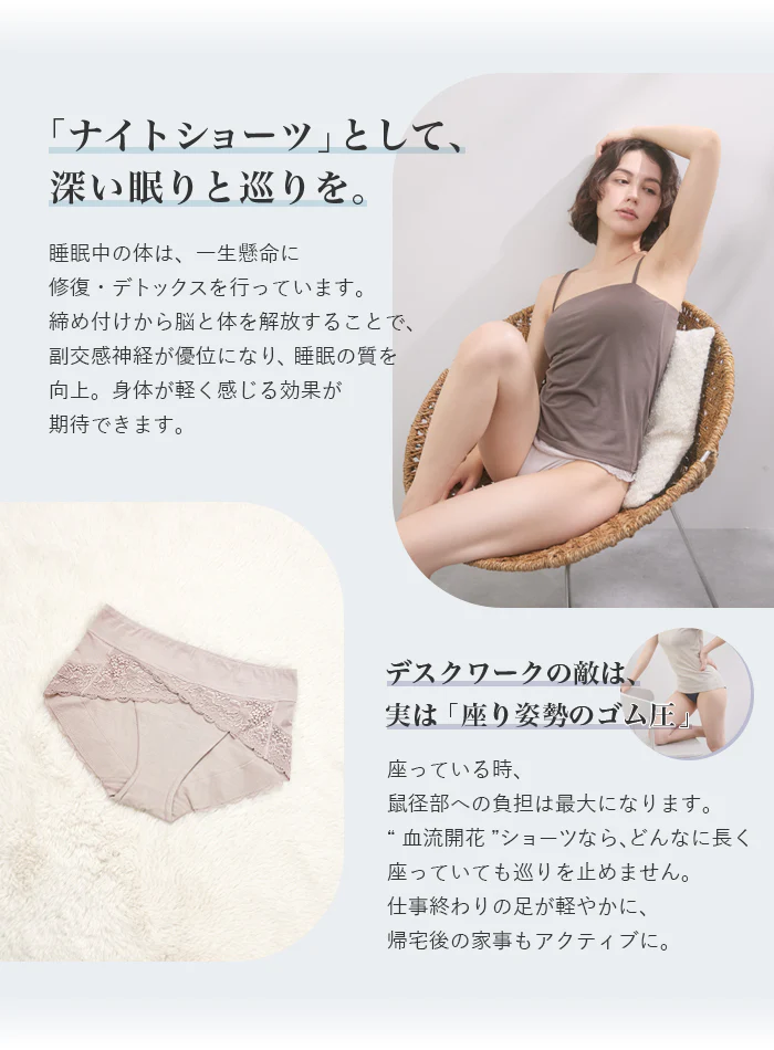 鼠径部 締め付けないショーツ 血流 パンツ ショーツ 女性 レギュラーショーツ ゆるい ゆったり 綿 コットン 大きいサイズ M L LL 2L お尻すっぽり レース シンプル 無地 黒 ゴムなし ゴム ふんどし ふんどしショーツ ふんどしパンツ 女性 レディース 解放 ESLIA エスリア メール便 - Image 11