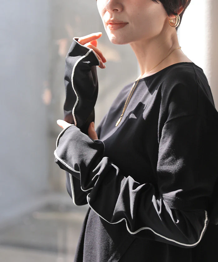 近赤外線までカットする 新美容アームカバー 吸水速乾 汗吸収 UVカット 紫外線 冷感 夏 春 ロング ブラック オレンジ バイカラー 腕 手首 手 日焼け 日焼け防止 紫外線対策 冷え対策 おしゃれ プレゼント BeeBouquet ビーブーケ メール便 - Image 20