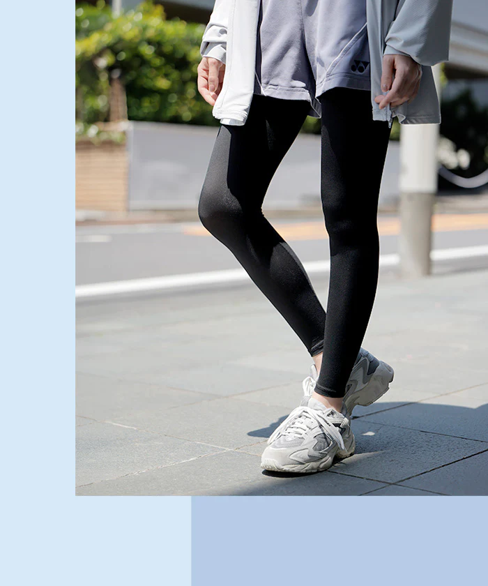 レギンス メッシュ 接触冷感 レディース メッシュレギンス インナー スパッツ パンツ 涼しい ひんやり 吸水速乾 通気性 涼しい ストレッチ 蒸れない 10分丈 シンプル フェス スポーツ ストレスフリー 快適 大きいサイズ レディース M L LL 黒 ブラック 春 夏 ESLIA エスリア メール便 - Image 20