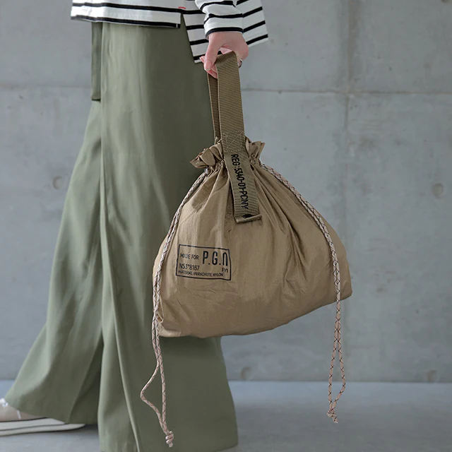 「男前エコバッグ」 軽い ・ コンパクト バッグ ポストジェネラル パラシュートナイロンバッグ POST GANERAL PACKABLE PARACHUTE NYLON BAG エコバッグ 折りたたみ コンパクト 軽量 マイバッグ 買い物バッグ 巾着 袋 手提げ レジ袋 春 夏 HUG.U メール便 - Image 17