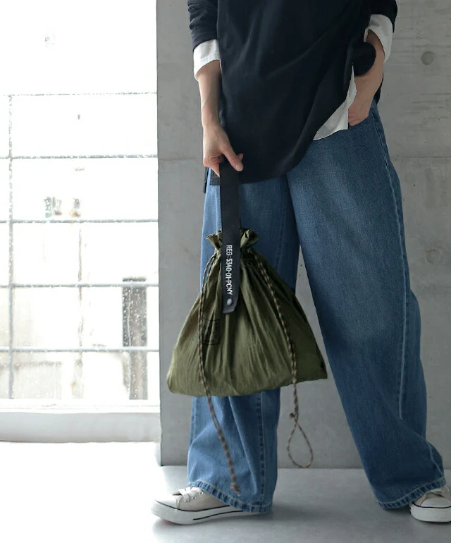 「男前エコバッグ」 軽い ・ コンパクト バッグ ポストジェネラル パラシュートナイロンバッグ POST GANERAL PACKABLE PARACHUTE NYLON BAG エコバッグ 折りたたみ コンパクト 軽量 マイバッグ 買い物バッグ 巾着 袋 手提げ レジ袋 春 夏 HUG.U メール便 - Image 5