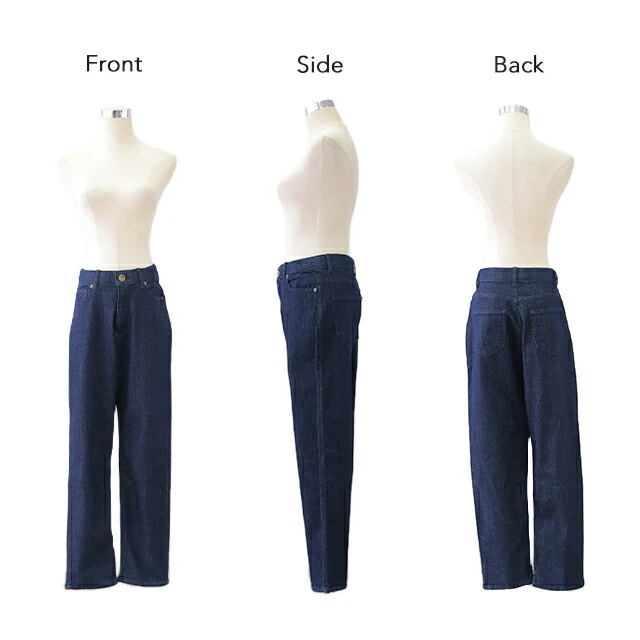 抗菌 テーパード デニム パンツ ボトムス レディース デニムパンツ 体型カバー テーパード テーパードパンツ ズボン ジーンズ ゴム アンクルパンツ ストレート ハイウエスト スキニー ゴム 大きいサイズ 小さいサイズ ボトム 防臭 脚長 春 夏 HUG.U - Image 21