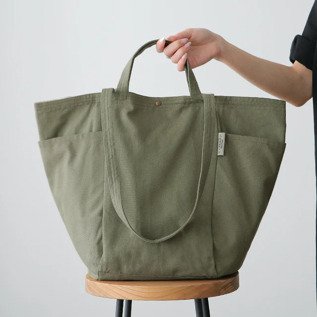 キャンバス トートバッグ レディース キャンバスバッグ エコバッグ レディースバッグ バッグ 鞄 かばん ハンドバッグ HUG.U マザーズバック マザーズバッグ 大容量 布 トート 軽量 通勤 通学 バック A4 マチ広 手提げ ポケット ショルダー 肩掛け 大き目 春 夏 - Image 28