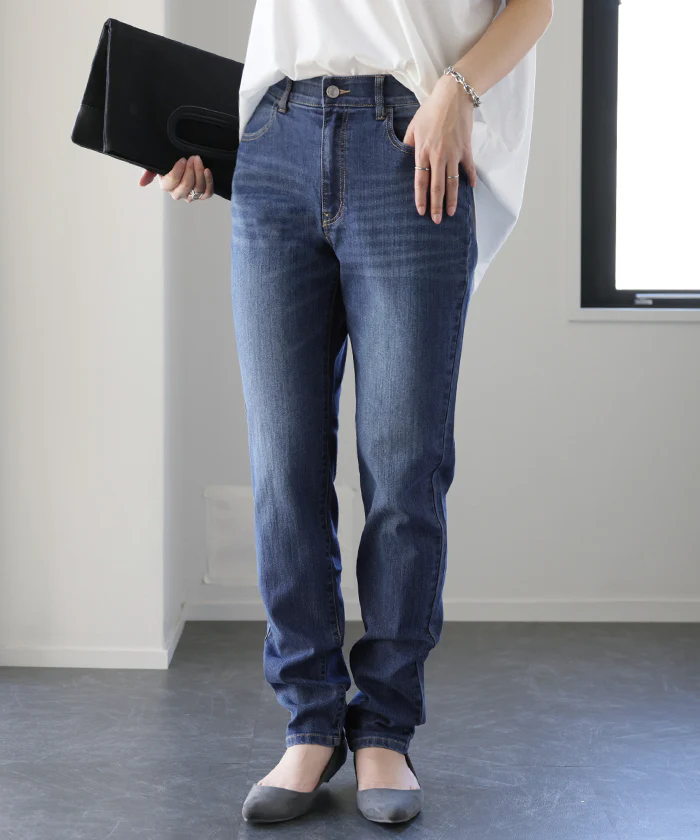 新・ゆるフィット「新 感 覚」くしゅ スキニー デニム レディース パンツ レギンスパンツ レギパン スキニーパンツ ジーパン ストレッチ ジーンズ ズボン ずぼん ボトムス ゴム ボトム 美脚 脚長 大きいサイズ チノ 仕事 春 夏 HUG.U - Image 61
