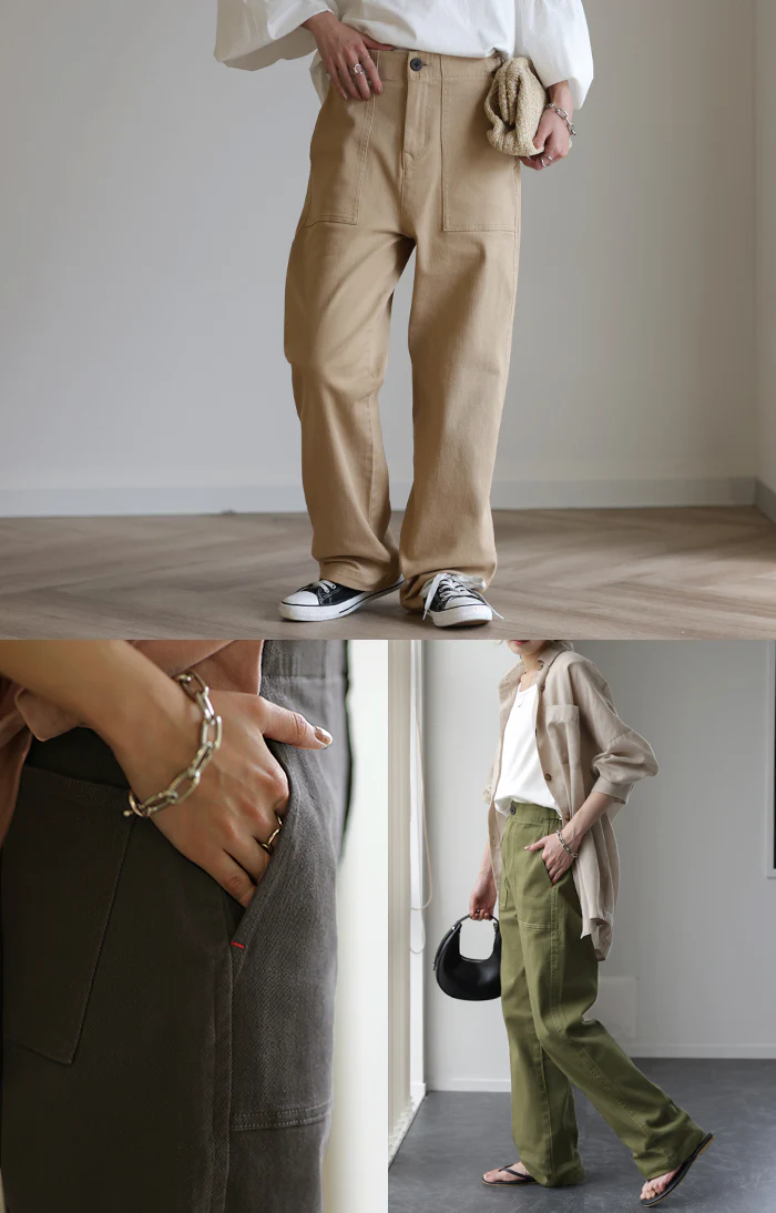 NEW 葛城!「新 感 覚 ベイカーパンツ」 疲れないパンツ パンツ レディース ゴム ストレッチ ワイドパンツ ワイド 大きいサイズ ボトムス チノパン チノパンツ ストレート 体型カバー ズボン ゆったり ハイウエスト 春 夏 ベージュ カーキ HUG.U - Image 25