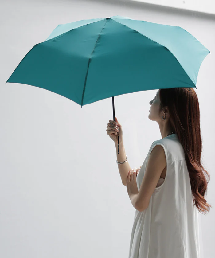 折りたたみ傘 晴雨兼用 日傘 UVカット 遮蔽率98% 折り畳み傘 軽量 コンパクト 日焼け対策 通勤 通学 風に強い 収納ケース付き 梅雨 雨 雨傘 サスティナブル 撥水 はっ水 超軽量 スリム 紫外線対策 折傘 レディース メンズ 黄色 ネイビー 春 夏 HUG.U - Image 26