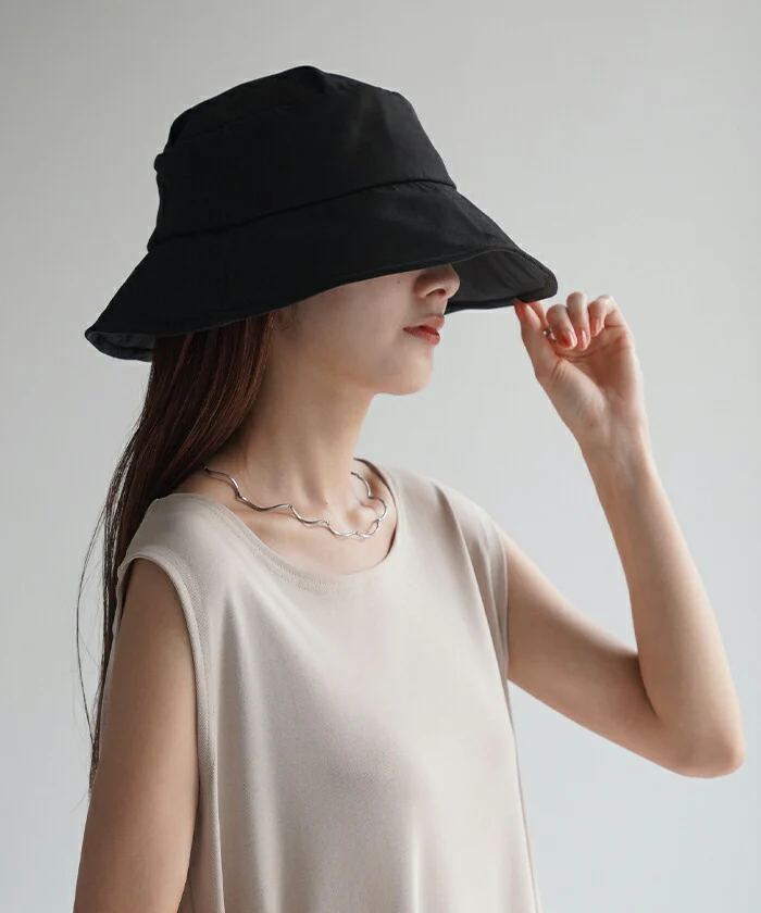 帽子 レディース UVカット 完全遮光 遮光 かわいい UV ハット つば広 洗える 接触冷感 日よけ 紫外線対策 自転車 涼しい あご紐 春 夏 春 冬 春夏 秋冬 30代 40代 50代 60代 運動会 母の日 小顔 大き目 深め 無地 黒 アイボリー おしゃれ HUG.U KIZAWA - Image 20