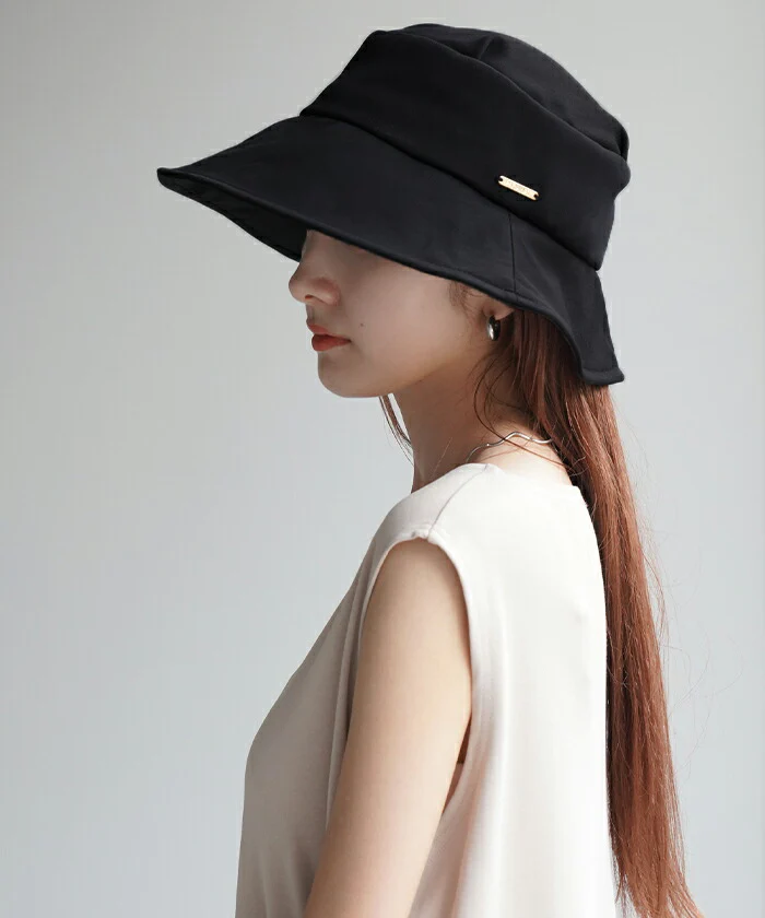 帽子 レディース UVカット 完全遮光 遮光 かわいい UV ハット つば広 洗える 接触冷感 日よけ 紫外線対策 自転車 涼しい あご紐 春 夏 春 冬 春夏 秋冬 30代 40代 50代 60代 運動会 母の日 小顔 大き目 深め 無地 黒 アイボリー おしゃれ HUG.U KIZAWA - Image 22