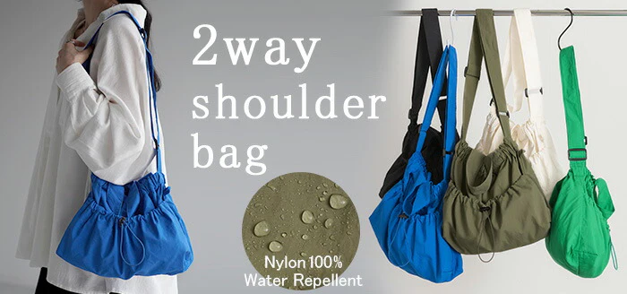 ショルダーバッグ レディース 撥水加工 2way 小さめ 斜めがけ 軽量 バッグ レディースバッグ ミニ コンパクト 斜めがけバッグ サブバッグ 通勤 収納 防犯 旅行 海外 トラベル 雨 カバン 鞄 通学 大容量 巾着 ユニセックス カジュアル 黒 白 春 夏 HUG.U - Image 21
