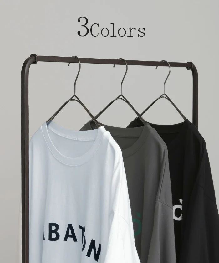 Tシャツ ロゴ レディース トップス 半袖 プリント カットソー ロング ティーシャツ チュニック ビッグ プラスサイズ クルーネック 長い ドルマン ドルマンスリーブ ゆったり 体型カバー お尻が隠れる 大きいサイズ おしゃれ 白 黒 春 夏 HUG.U メール便 - Image 10