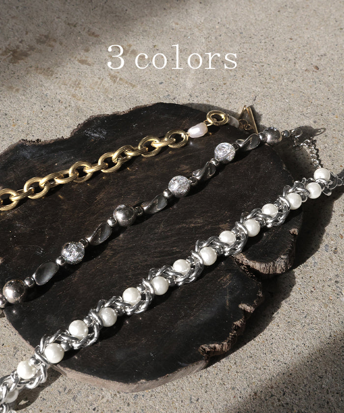 2026SS新作 『 サージカルステンレス 』 ブレスレット ■一部7月上旬入荷ジュエリー パール メタル チェーン レディース アクセサリー ブレス アクセ 樹脂 金属アレルギー対応 アレルギー 水濡れ 錆びにくい レイヤード バングル SUS316L SUS 316L シルバー ゴールド 金 銀 春 夏 HUG.U メール便 - Image 8