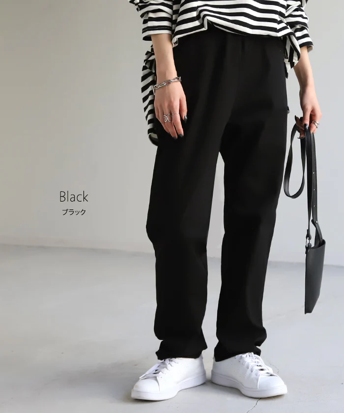 パンツ レディース テーパード スキニー 8万枚売れたパンツの進化系【ピタゆる！】■一部7月中旬入荷 チノ チノパンツ チノパン ボトムス ストレート ゴム リブ スキニー スキニーパンツ カジュアル カーキ 大きいサイズ 夏 春 HUG.U メール便 - Image 18