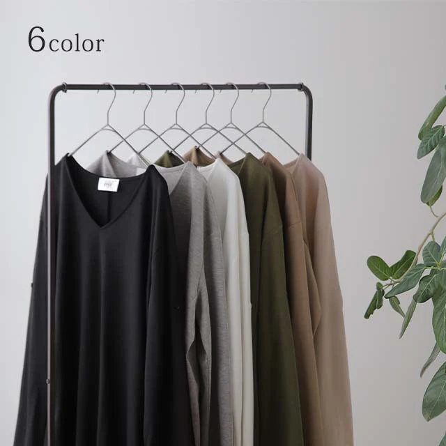 【特別価格】 ワンピース ロングワンピース レディース ロング ワンピ ワンピース ロングワンピ マキシ マキシワンピース スリット 長袖 無地 ドロップショルダー Aライン 体型カバー レイヤード ニュアンスカラー トレーナー 大きいサイズ 春 夏 HUG.U - Image 34