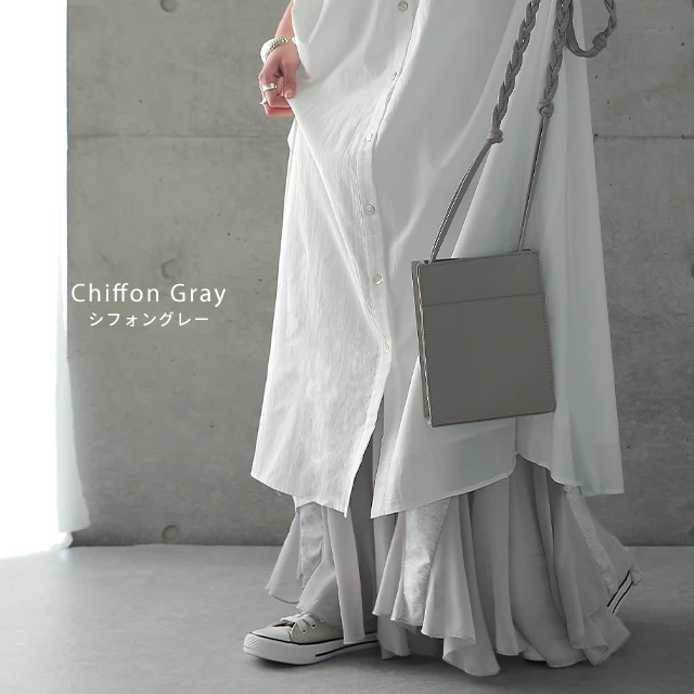 丈増し スカート「裾が生まれ変わる」 シフォン ペチコート ■一部7月中旬入荷 ペチコートスカート ロングスカート インナー マキシ ロング 下着 レイヤード 重ね着 レディース プリーツスカート プリーツ 大きいサイズ 体型カバー ゴム 春 夏 HUG.U メール便 - Image 19
