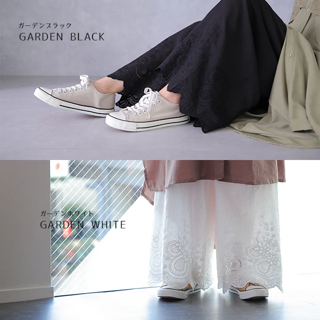 超便利「ワンピに重ねる 裾パンツ」 ペチパンツ レディース パンツ ■一部7月下旬入荷 ペチコート ボトムス インナー レイヤード 重ね着 レース 綿 コットン ワイドパンツ 静電気防止 体型カバー ウエストゴム ワイド 黒 白 ホワイト ペチ 大きいサイズ 春 夏 HUG.U メール便 - Image 29