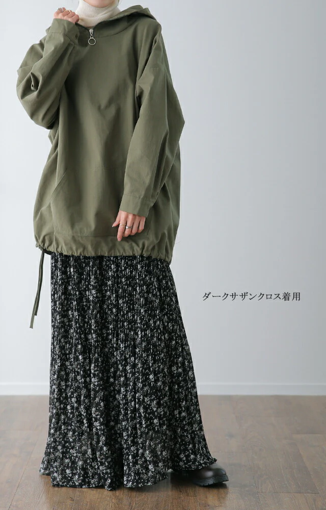 秘密の暖か シフォン スカート ロングスカート ロング レディース ボトムス 裏起毛 プリーツスカート プリーツ チェックスカート チェック シフォンスカート マキシ ゴム 黒 ボア Aライン 体型カバー 大きいサイズ 花柄 小花柄 春 夏 HUG.U - Image 12