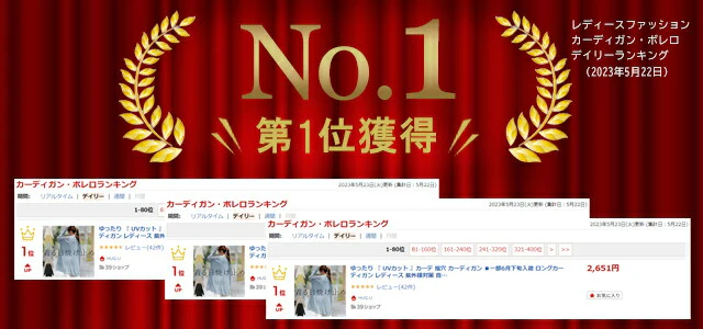 ゆったり 『 UVカット 』カーデ 指穴 カーディガン ■一部7月中旬入荷 ロングカーディガン レディース 紫外線対策 自転車 アウトドア ロング 長袖 ライトアウター 薄手 羽織 透け シアー サマーニット きれいめ 体型カバー 大きいサイズ 春 夏 シンプル 黒 HUG.U メール便 - Image 3